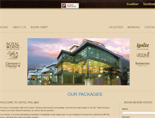 Tablet Screenshot of hotelpolariz.com
